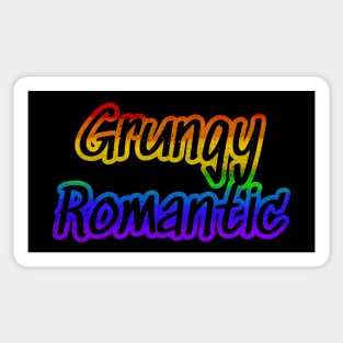 Grungy Romantic (Rainbow) Sticker